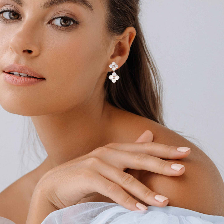 Boucles d'oreilles Pearl Petals