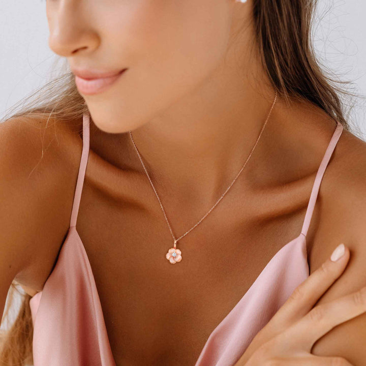 Collier Blush Bloom, S925
