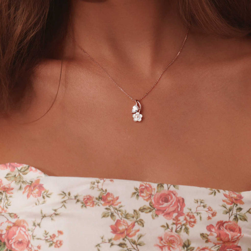 Dewdrop Flower Necklace