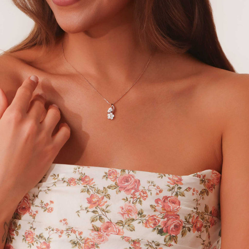 Dewdrop Flower Necklace