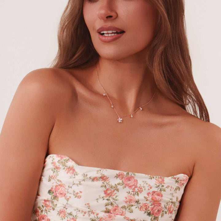 Collier Rosalia en fleurs