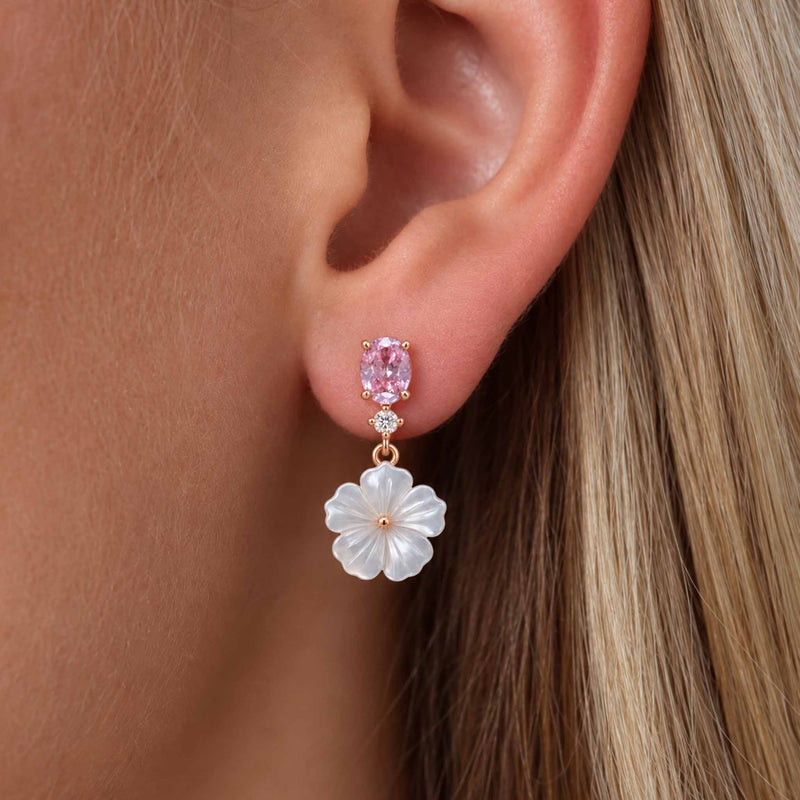 Pink Bloom Earrings