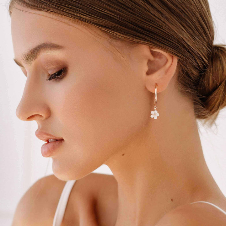 Créoles Fleur Délicate