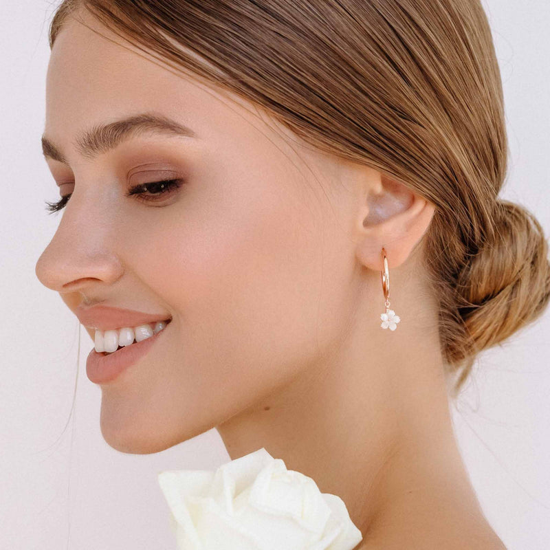 Créoles Fleur Délicate