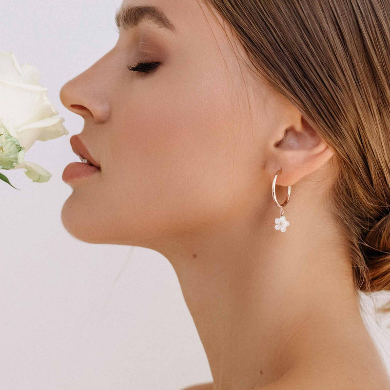 Créoles Fleur Délicate