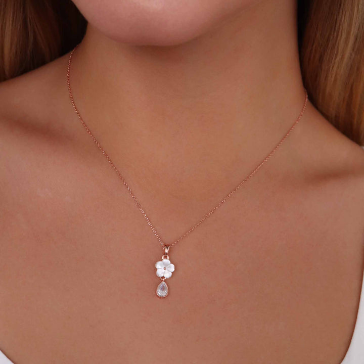 Collier Flower Drop, S925
