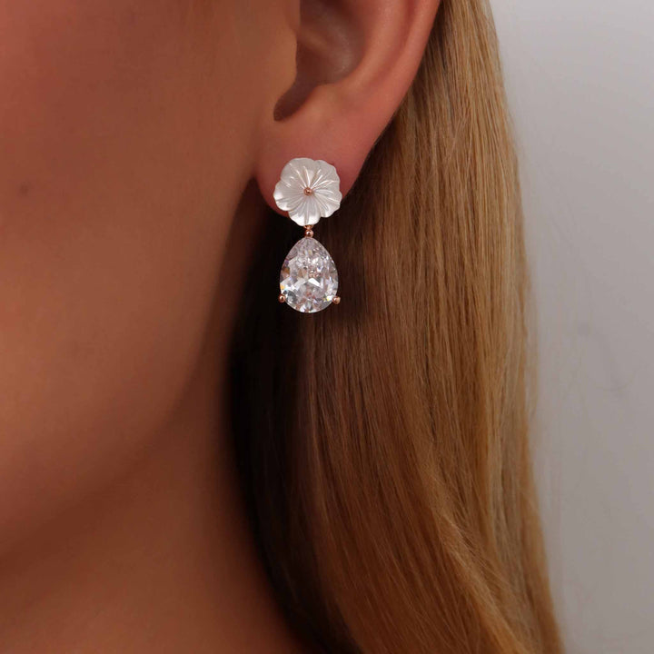 Boucles d'oreilles Crystal Drop