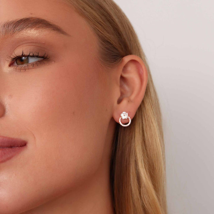 Boucles d'oreilles Blooming Circle