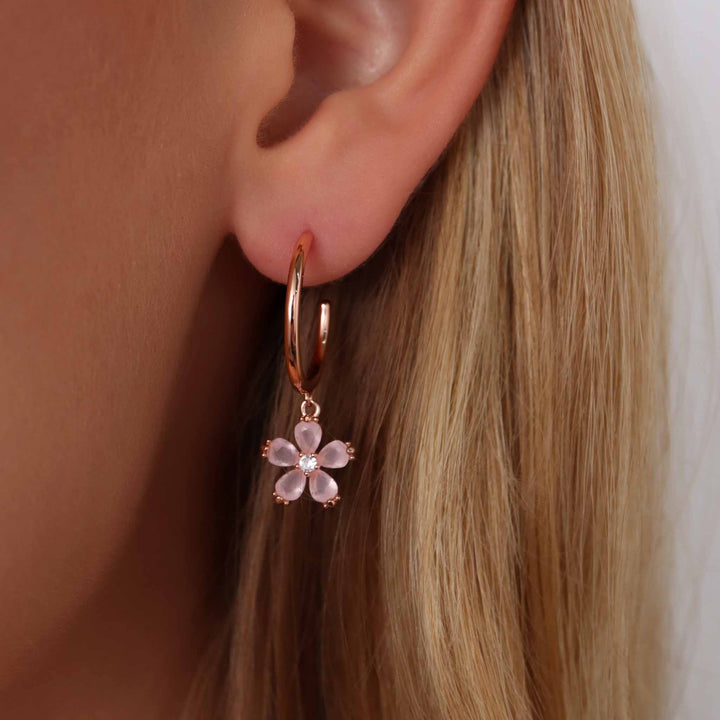 Peach Blossom Earrings