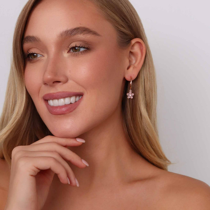 Peach Blossom Earrings