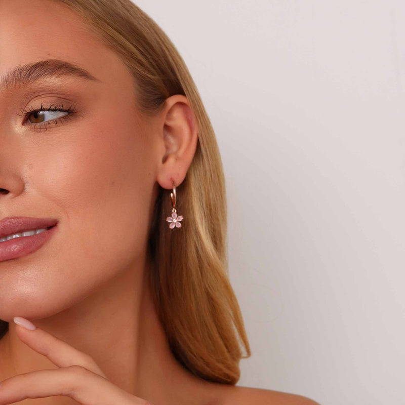 Peach Blossom Earrings