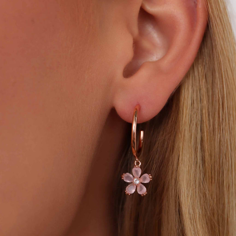 Peach Blossom Earrings