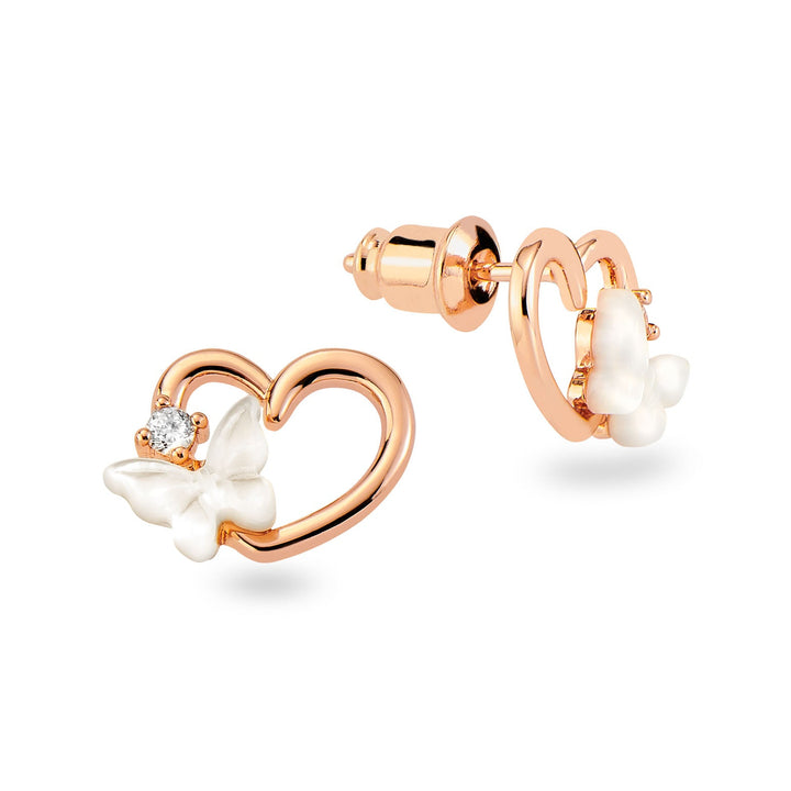 Boucles d'oreilles Butterfly Heart