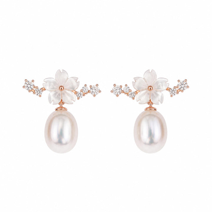 Sparkle Pearl Earrings