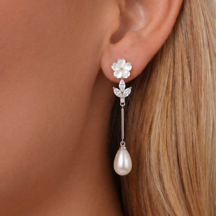 Boucles d'oreilles Clara Drop Argent