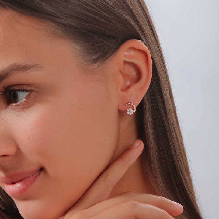 Boucles d'oreilles Lune