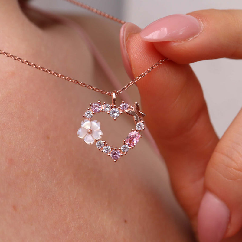 Collier Sparkling Heart, S925