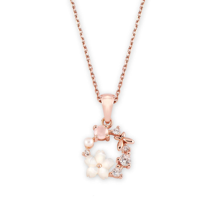 Collier Fleurs Blanches de Printemps, S925