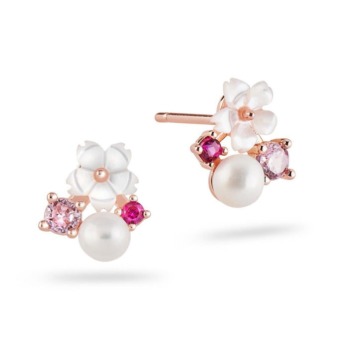 Boucles d'oreilles Pink Blossom