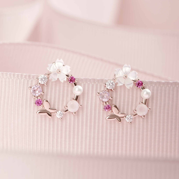 Boucles d'oreilles Fleurs de Printemps
