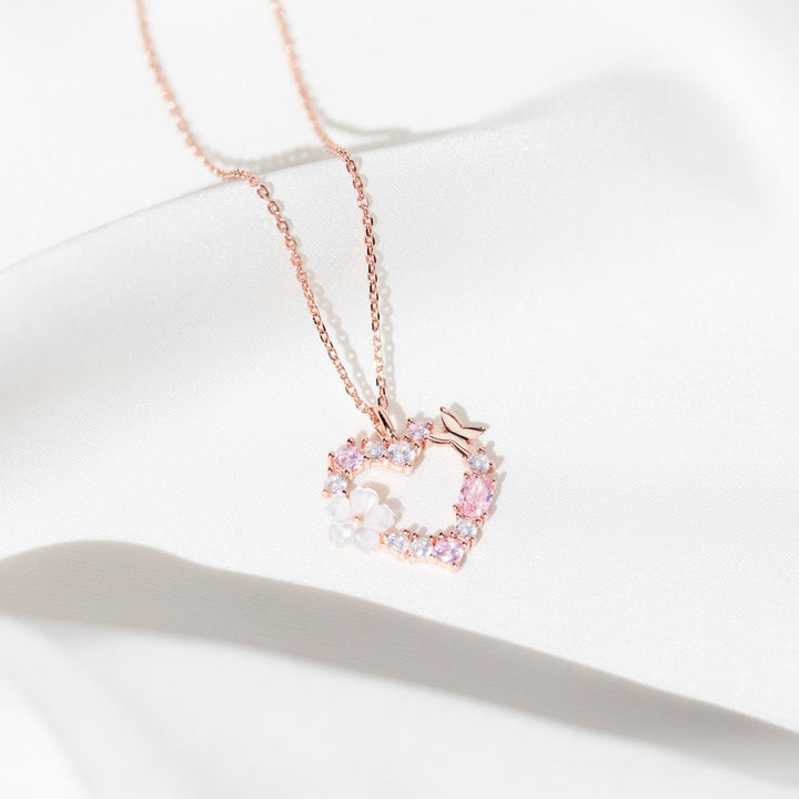 Collier Sparkling Heart, S925